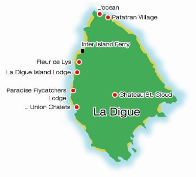 map-la-digue-seychelles map of La Digue