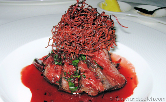 New Zealand Venison from Al Muntaha, Burj Al Arab New Zealand Venison from Al Muntaha, Burj Al Arab