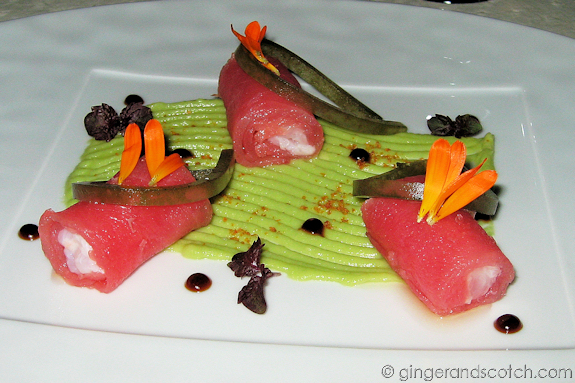 Tuna & Scampi @ Vu's, Jumeirah Emirates Towers Tuna & Scampi @ Vu's, Jumeirah Emirates Towers