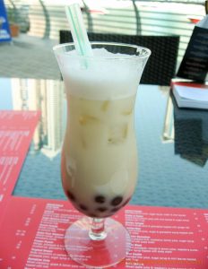 bubble tea at noodle house, Dubai