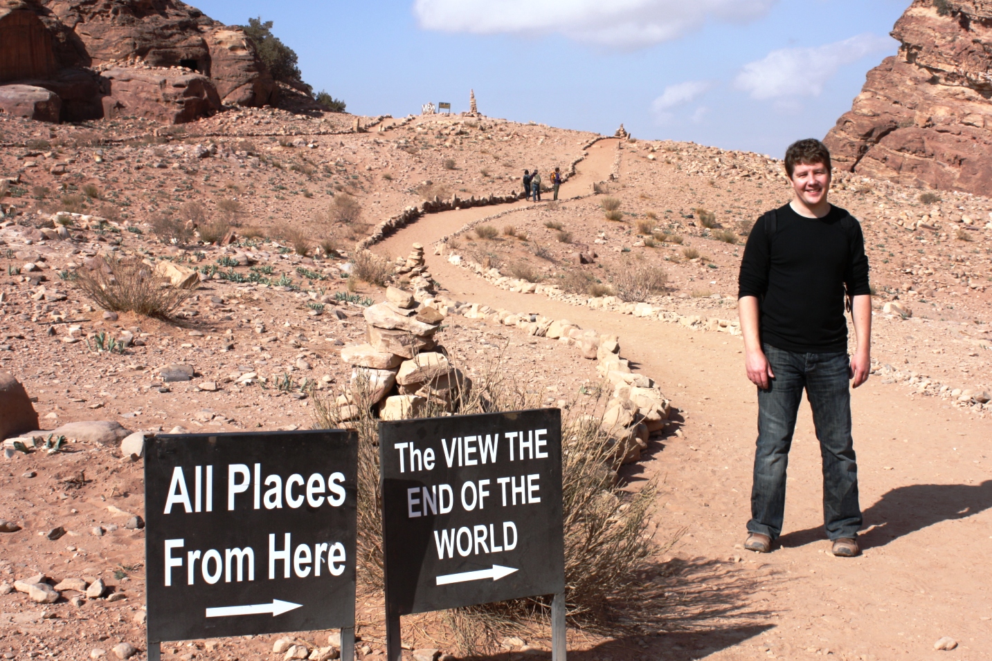 Scotch on top of Petra Scotch on top of Petra