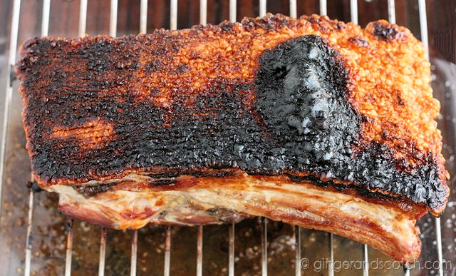 Charred Pork Belly Skin Charred Pork Belly Skin