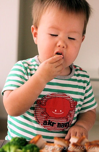 closing his eyes to capture the first taste of pork crackling closing his eyes to capture the first taste of pork crackling