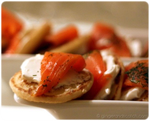 Salmon Blinis Salmon Blinis