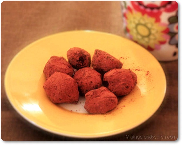 chilli safron truffles chilli safron truffles