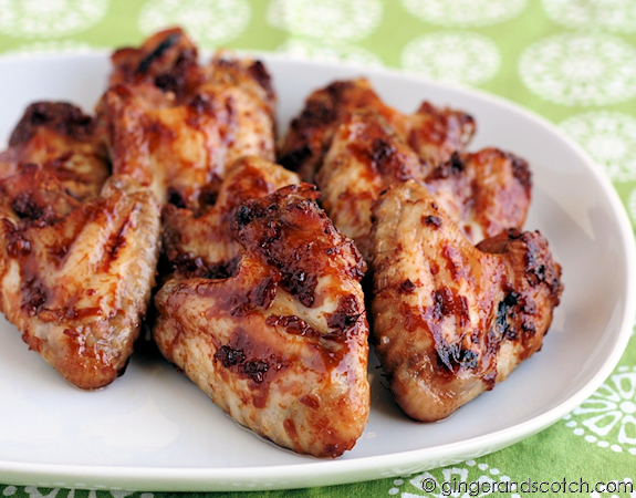 Ginger and Scotch Chicken Wings