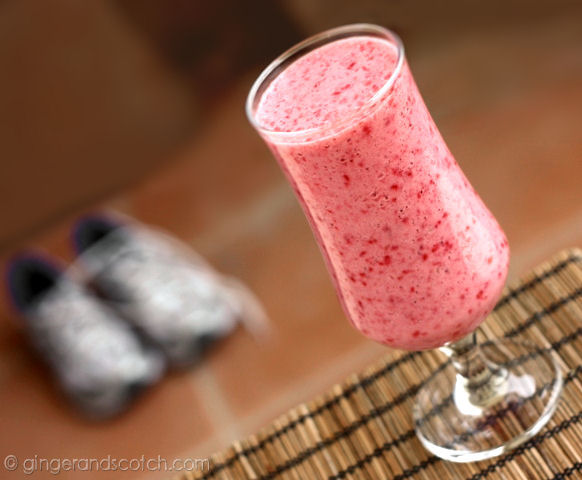 raspberry milkshake
