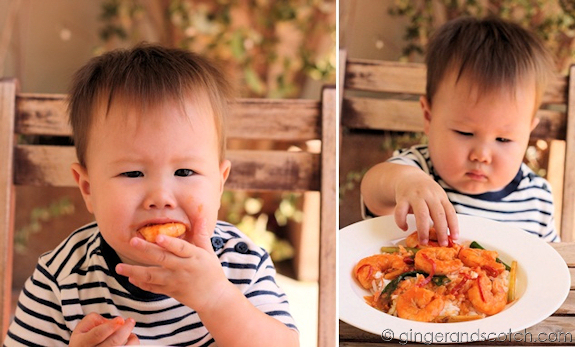 ginger and scotch prawns ginger and scotch prawns