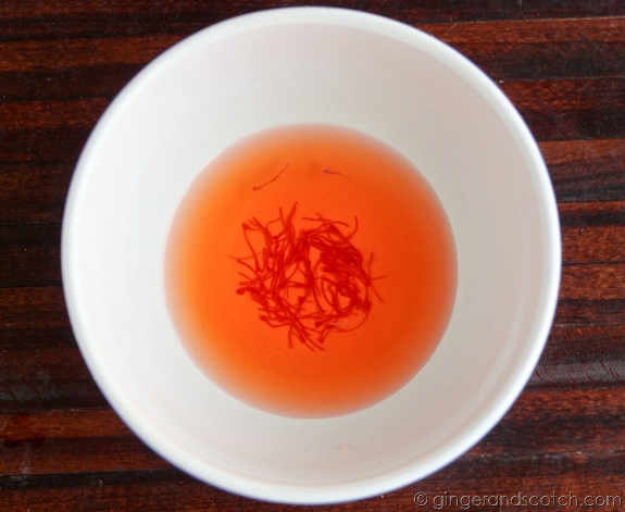 Soaking Saffron Soaking Saffron