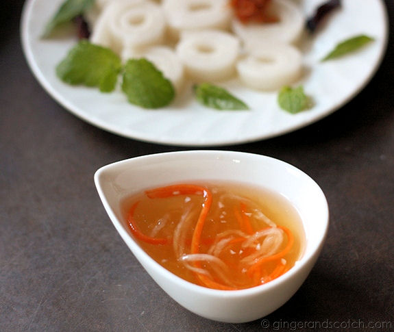 Cheong Fun with Nuoc Cham sauce Cheong Fun with Nuoc Cham sauce