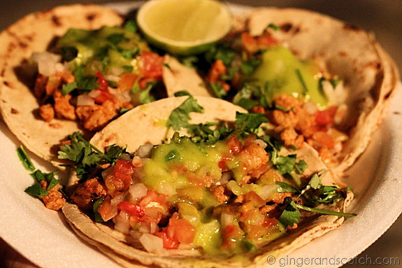 Beef and Pork Soft Tacos