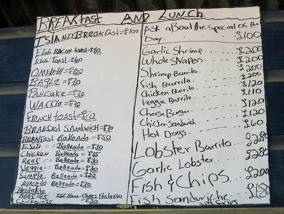 Menu Cindy's Place Menu Cindy's Place