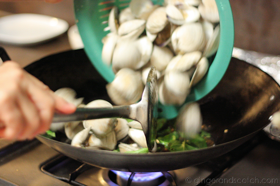 The clams finally join the party