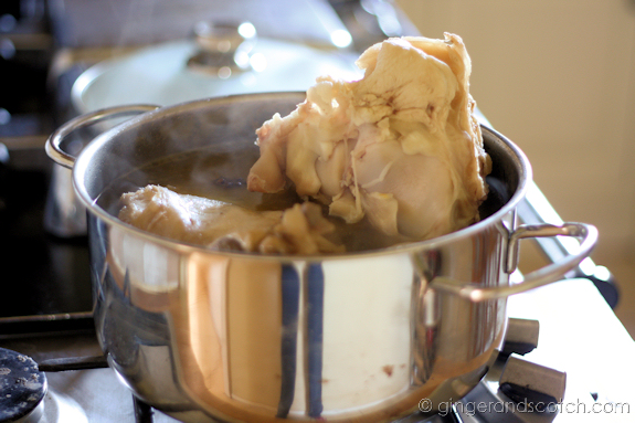 Boiling Pho Stock Boiling Pho Stock