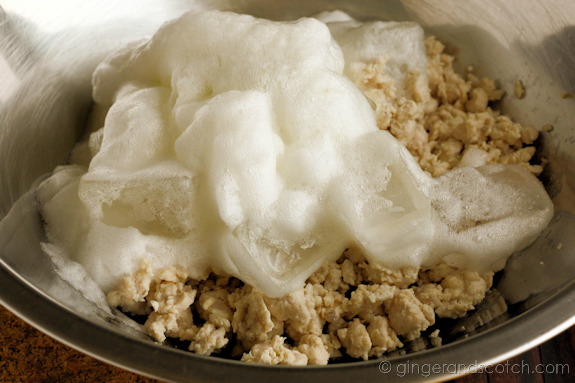 Ground Chicken and Whipped Egg White