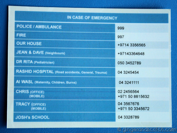 In Case of Emergency 1 In Case of Emergency