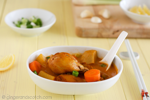 Vietnamese Curry Vietnamese Chicken Curry with Carrots, Potatoes and Taro