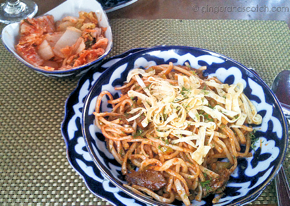 Fried Lagman with Kimchi Fried Lagman with Kimchi