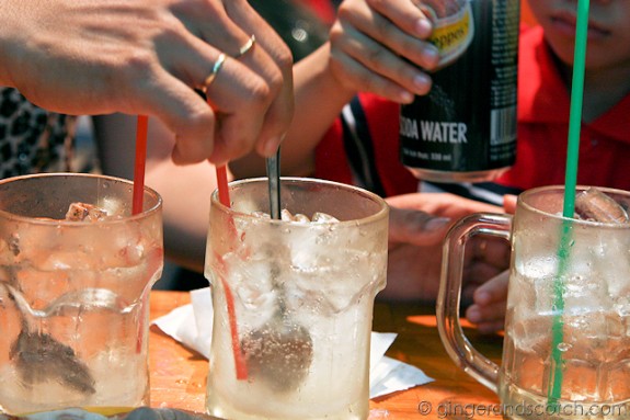 soda water with sugar soda water with sugar