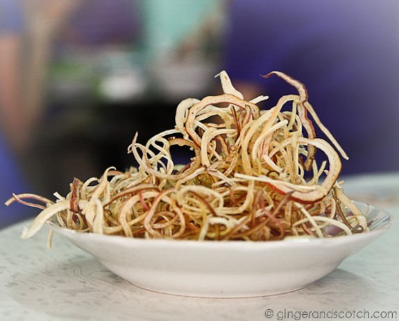 shredded banana blossom shredded banana blossom