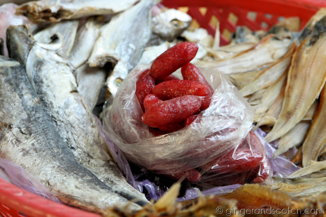 Mekong Sausages and Dried Fish