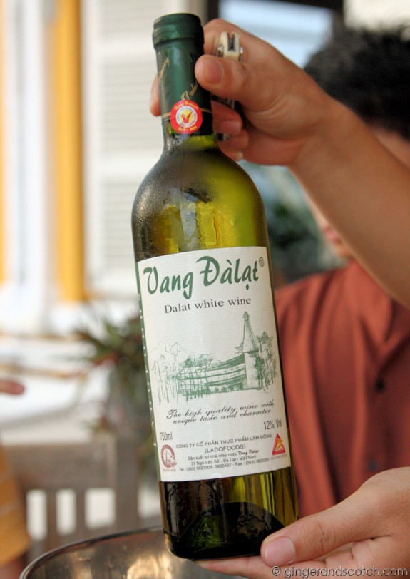 Vietnamese White Wine from Dalat Vietnamese White Wine from Dalat