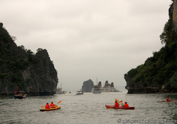 Kayaking in Halong Bay Kayaking in Halong Bay