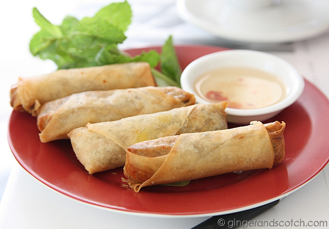 Cha Nem Thit - deep fried spring rolls Cha Nem Thit - deep fried spring rolls