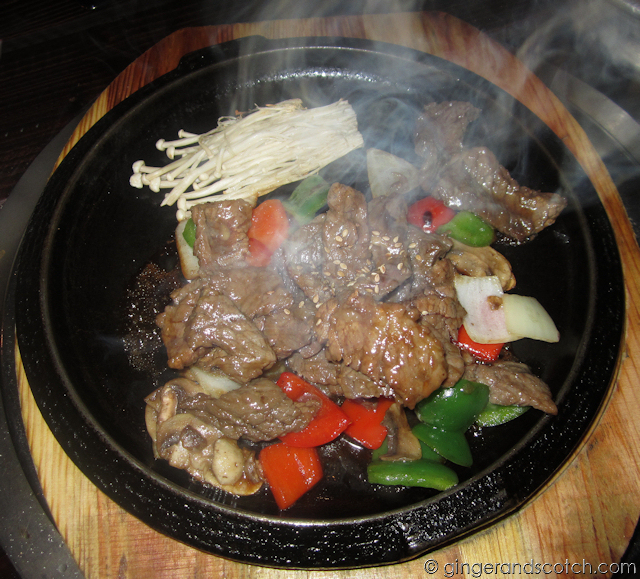 Korean stir-fried beef with veg Korean stir-fried beef with veg