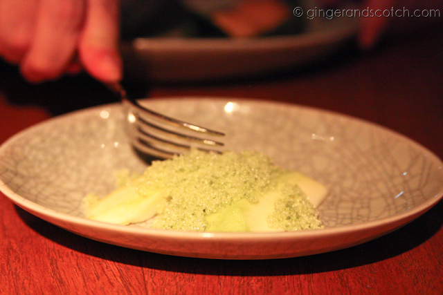 Green mango with chilli sugar Green mango with chilli sugar