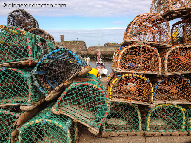 Lobster Traps at Dunbar Harbor