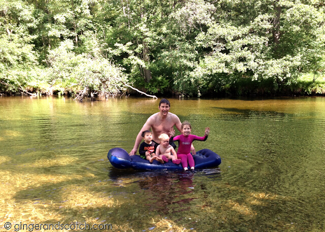 Floating on the Feshie