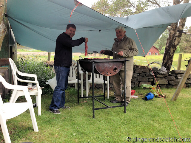Fourth of July BBQ in the Rain