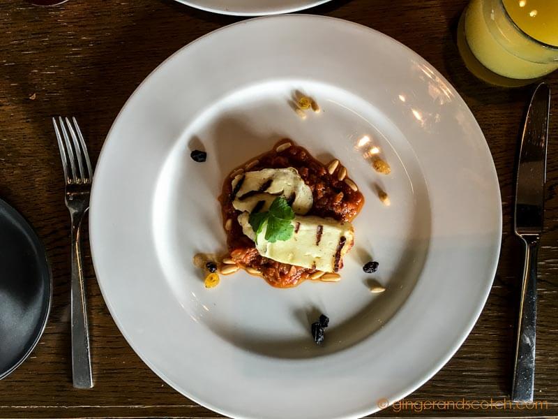 Jabal Al Akhdar-Alila breakfast - Grilled Halloumi