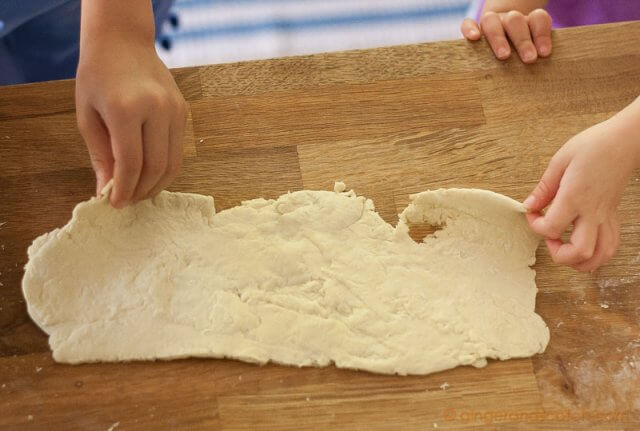 2nd pass of ramen dough through the pasta machine