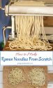 Learn to make homemade ramen noodles from scratch