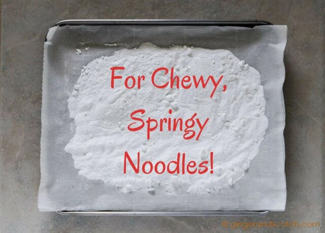 How to make baked baking soda as a substitute for Lye Water for a chewier, springier Asian noodle (like ramen and Chinese egg noodles) Baked Baking Soda: this is baking soda that has been baked in the oven