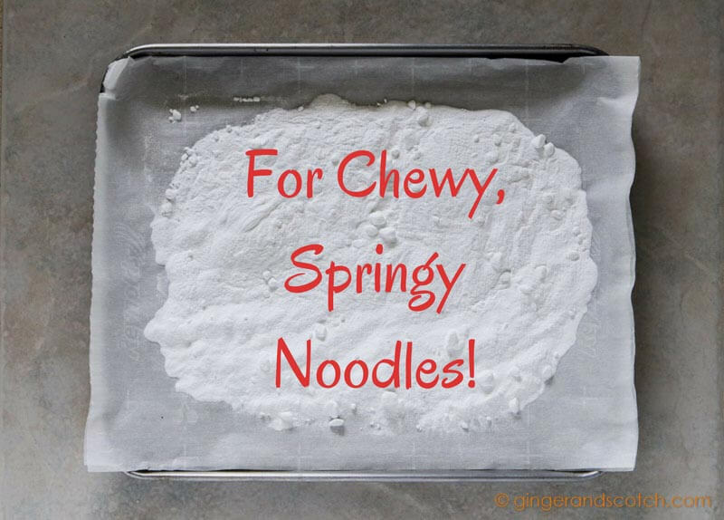 How to make baked baking soda as a substitute for Lye Water for a chewier, springier Asian noodle