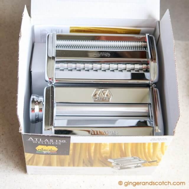 The Marcato Atlas 150 pasta machine is perfect for making Asian noodles