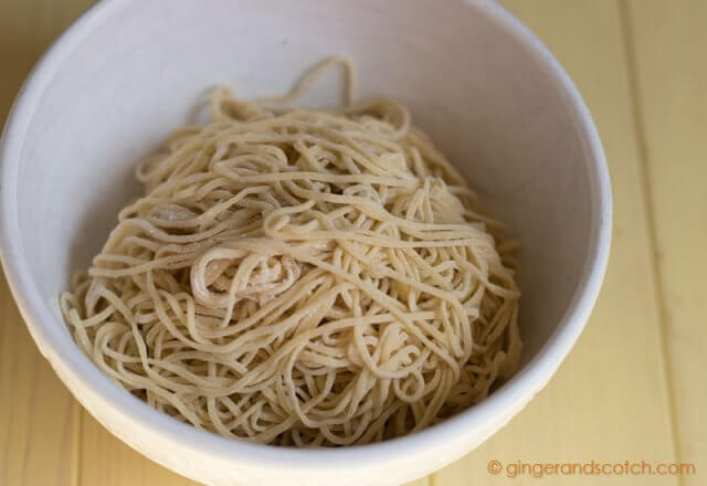 Chinese Egg Noodles Made with Alkaline Water