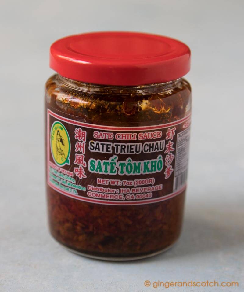 Chili Sauce used for Vietnamese Sate Noodles (Mi Bo Sate)