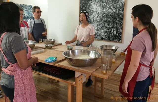 Soba Noodle Class in California with Sonoko Sakai