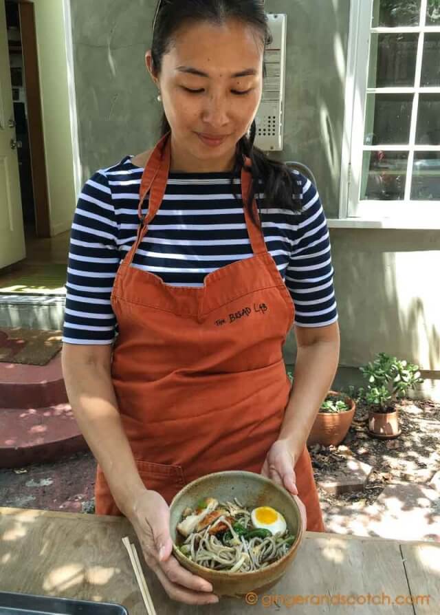 Homemade Soba and Broth