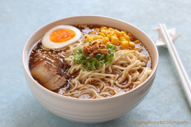 Tonkotsu Ramen with Instant Pot Pressure Cooker